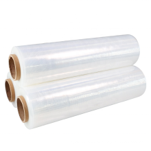 Amostra grátis de rolo de filme plástico LDPE filme extensível para palete de embalagem